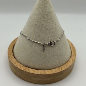 Vintage Monet Silver Tone Chain Bracelet 7 inches Long